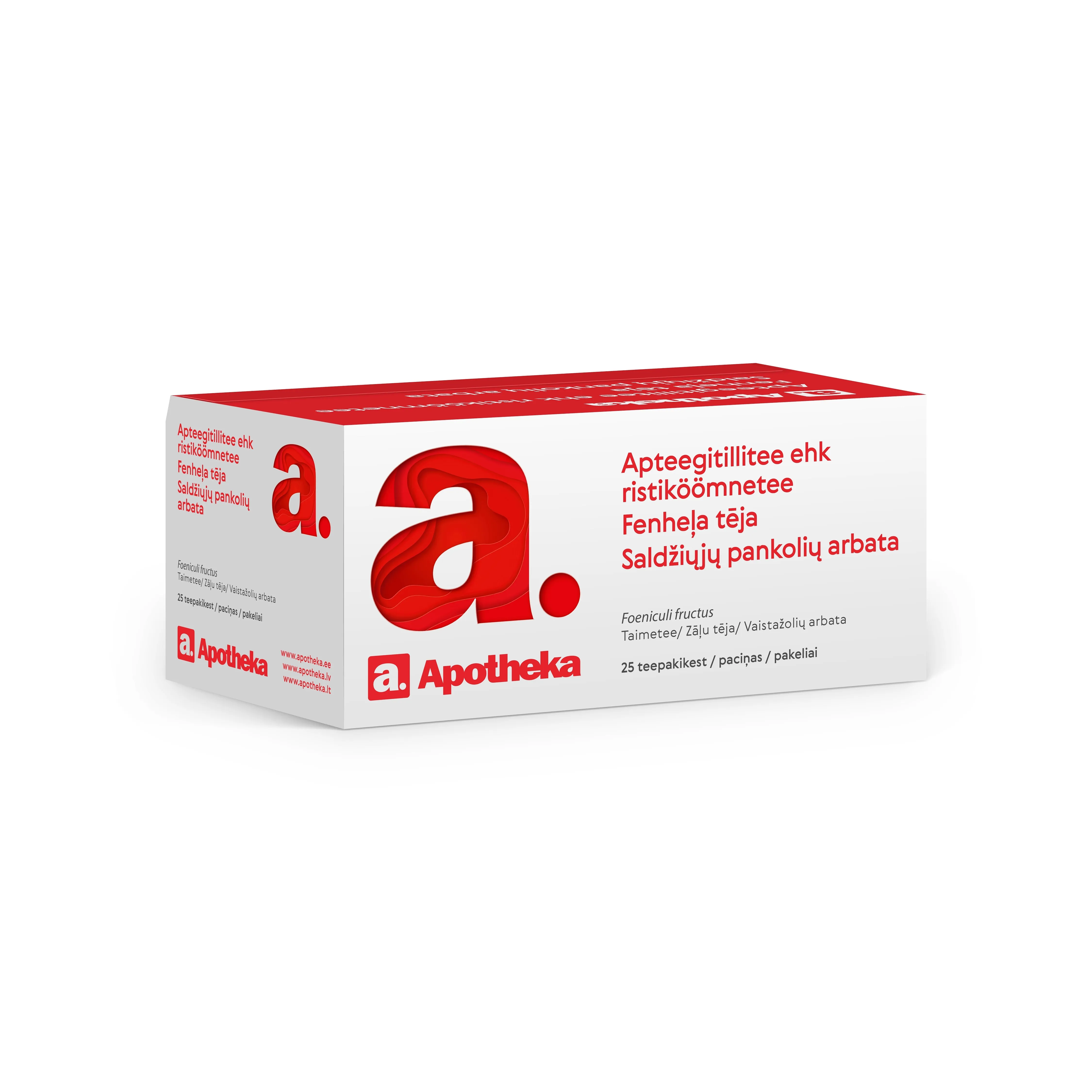 A. APTEEGITILLITEE (FOENICULI FRUCTUS) 1,5G N25 - Tootepilt 2