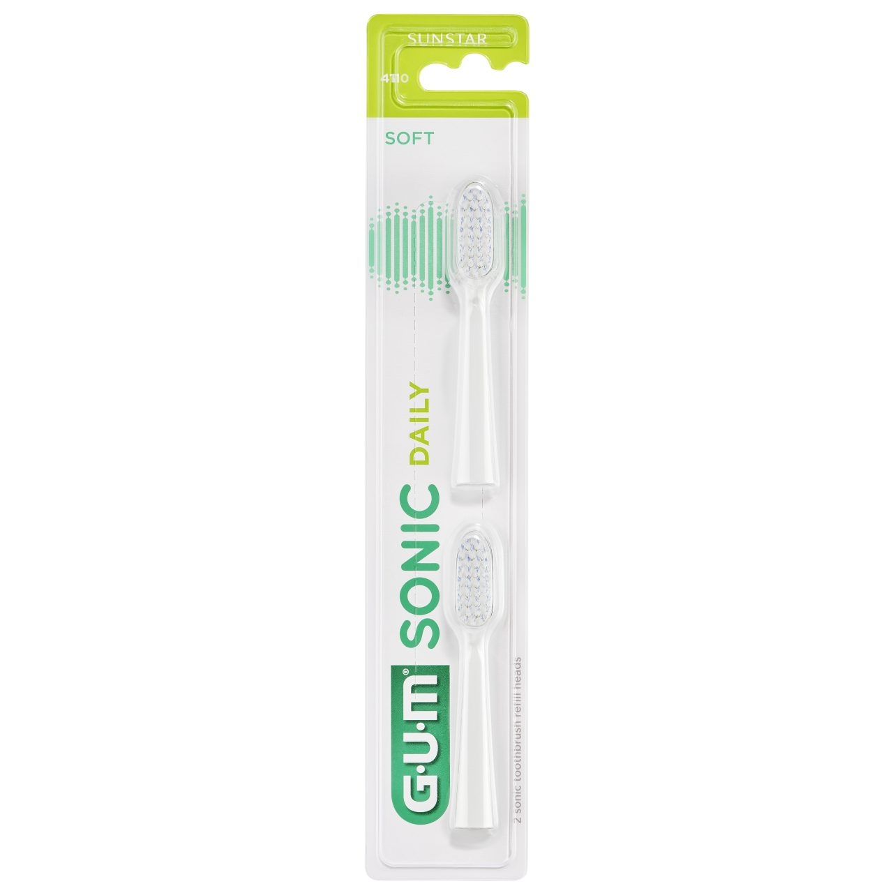 GUM ELEKTRILINE HAMBAHARI VARUOTSIK SONIC DAILY VALGE N2 - Tootepilt 