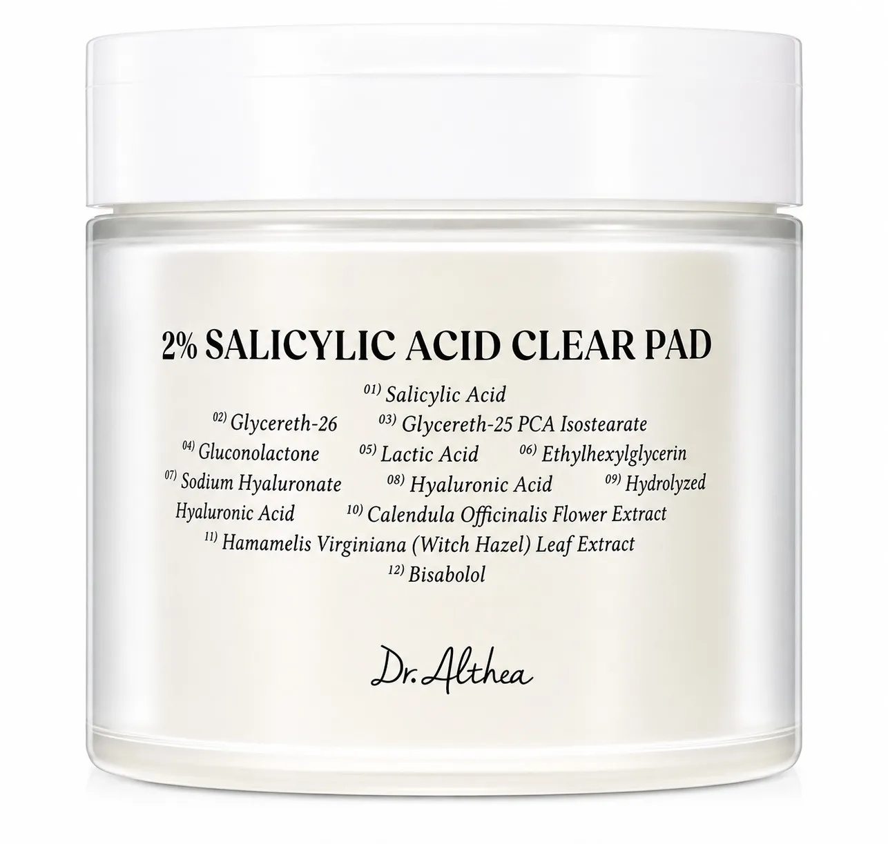 DR. ALTHEA 2% SALICYLIC ACID KOORIVAD NÄOPADJAD 65TK - Tootepilt 