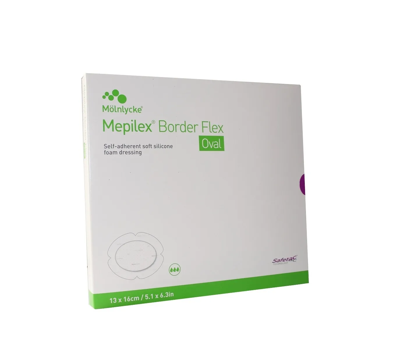 MEPILEX BORDER FLEX 13CMX16CM OVAL N5 STER - Tootepilt 