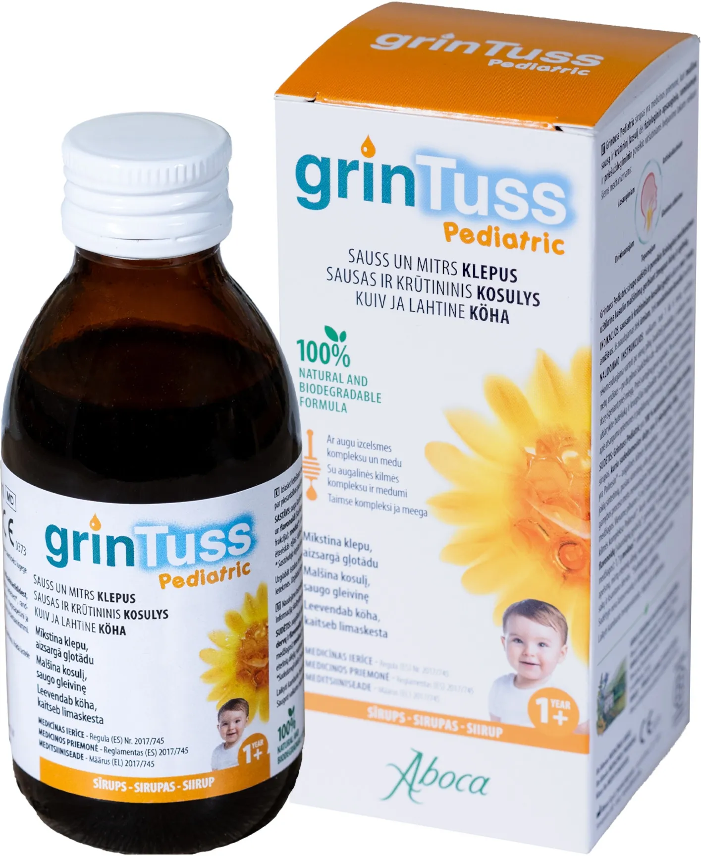 GRINTUSS PEDIATRIC SIIRUP 180G - Tootepilt 