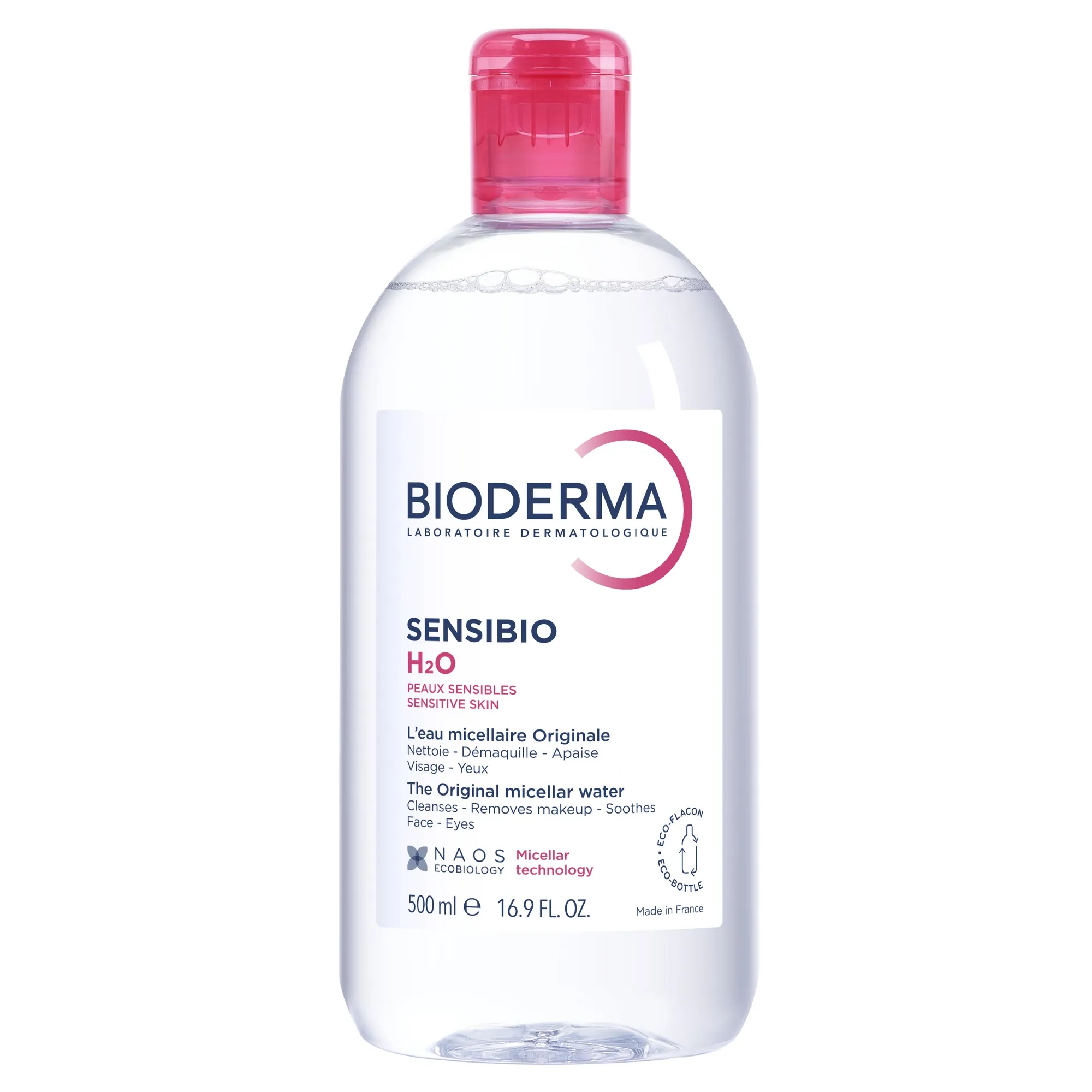 BIODERMA SENSIBIO H2O MITSELLAARVESI TUNDLIKULE NAHALE 500ML - Tootepilt 