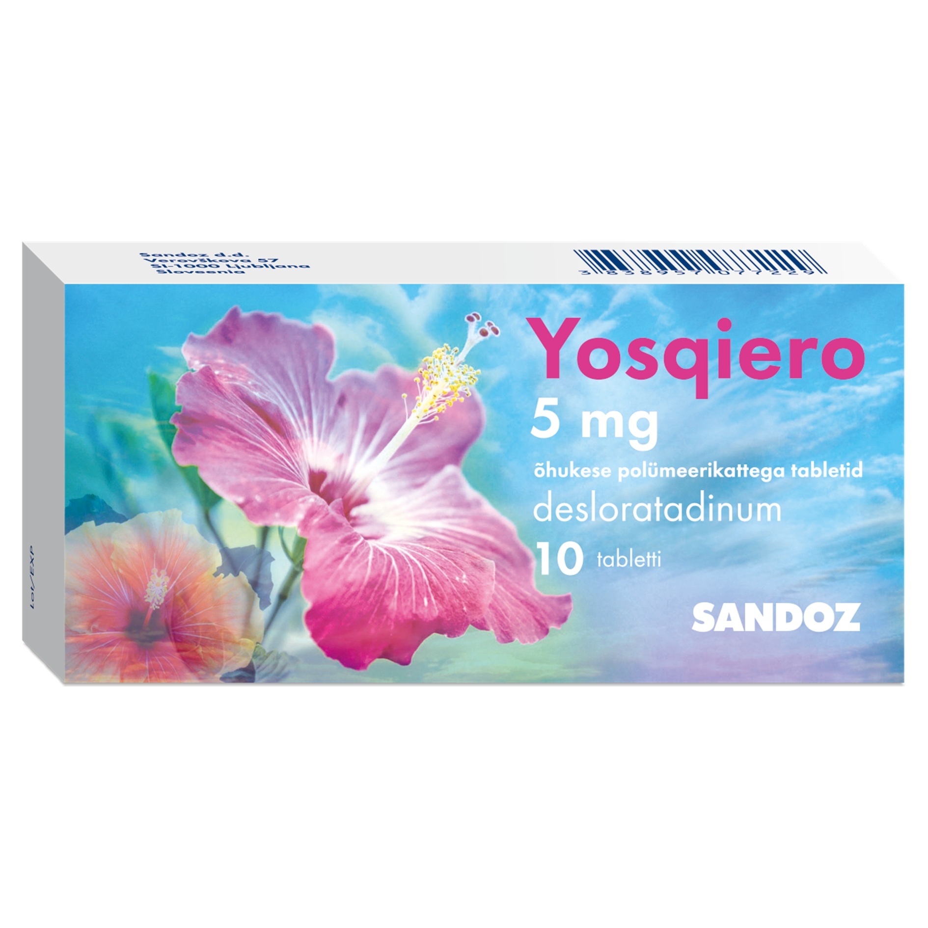 YOSQIERO TBL 5MG N10 - Tootepilt 