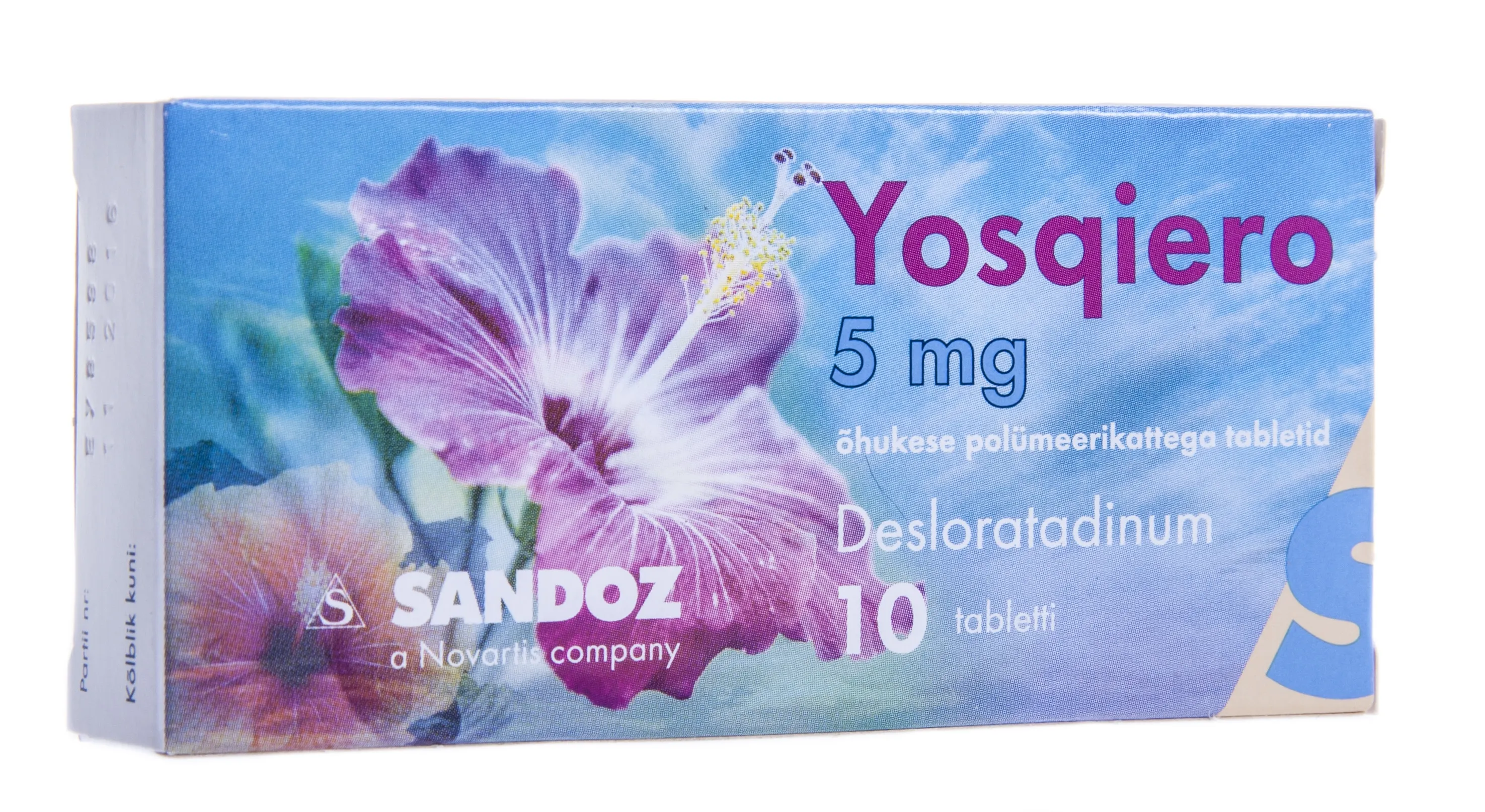 YOSQIERO TBL 5MG N10 - Tootepilt 