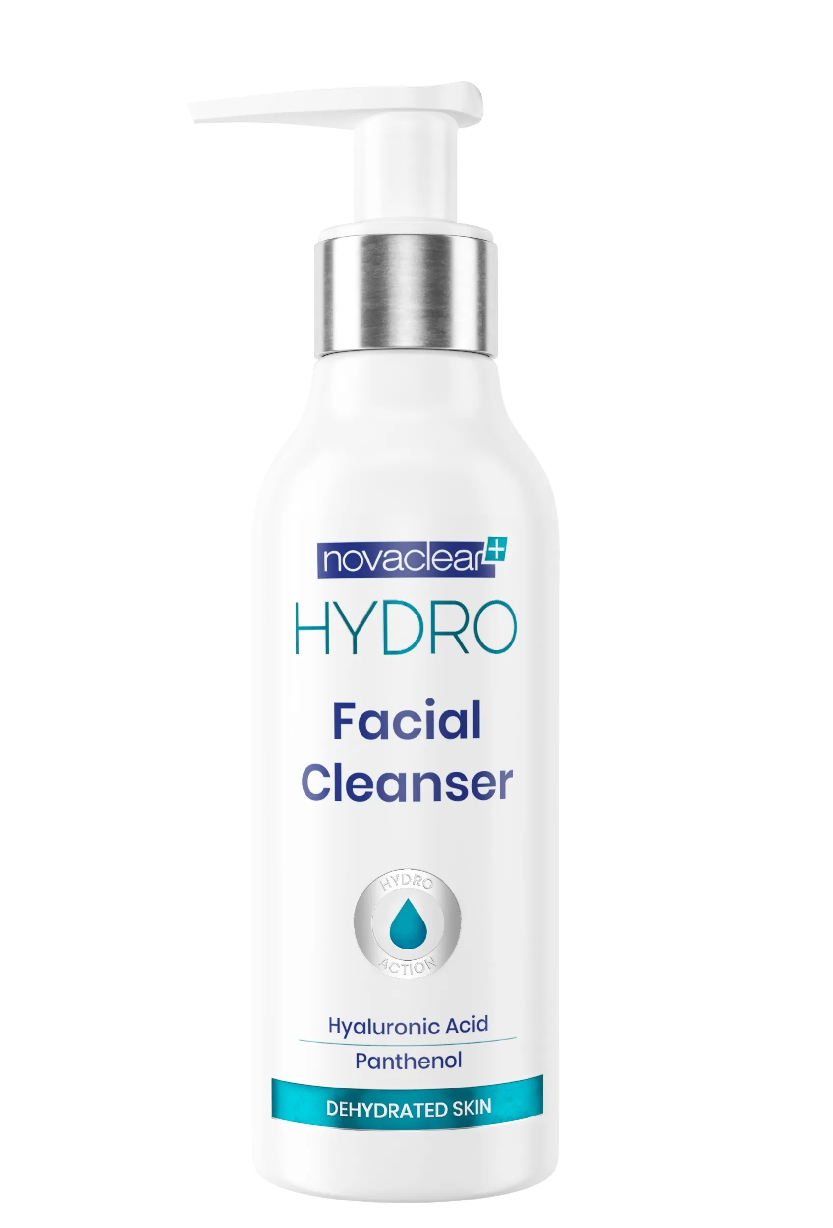 NOVACLEAR HYDRO NÄOPESUGEEL HÜALUROONHAPPEGA 150ML - Tootepilt 