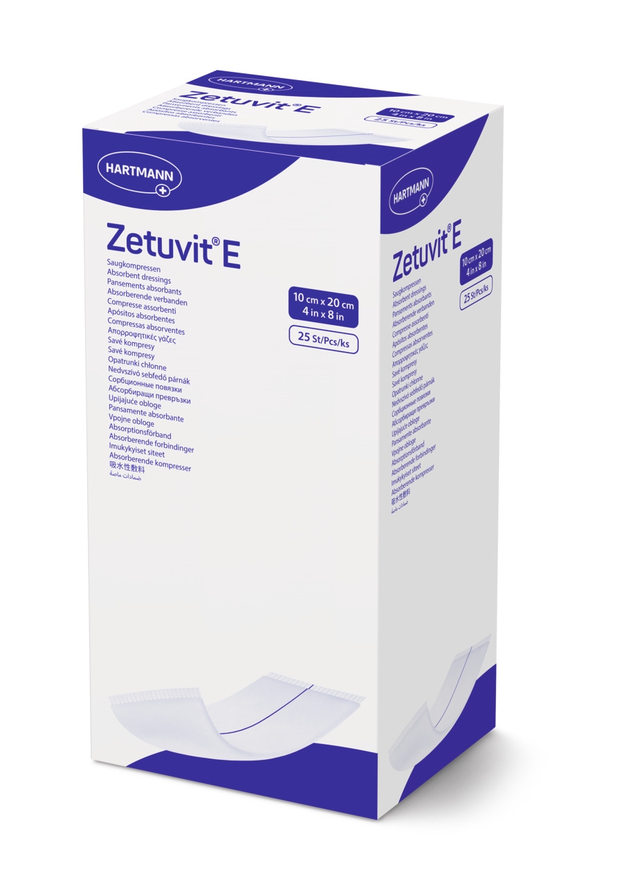 ZETUVIT E STERIILNE 10X20CM N25 - Tootepilt 