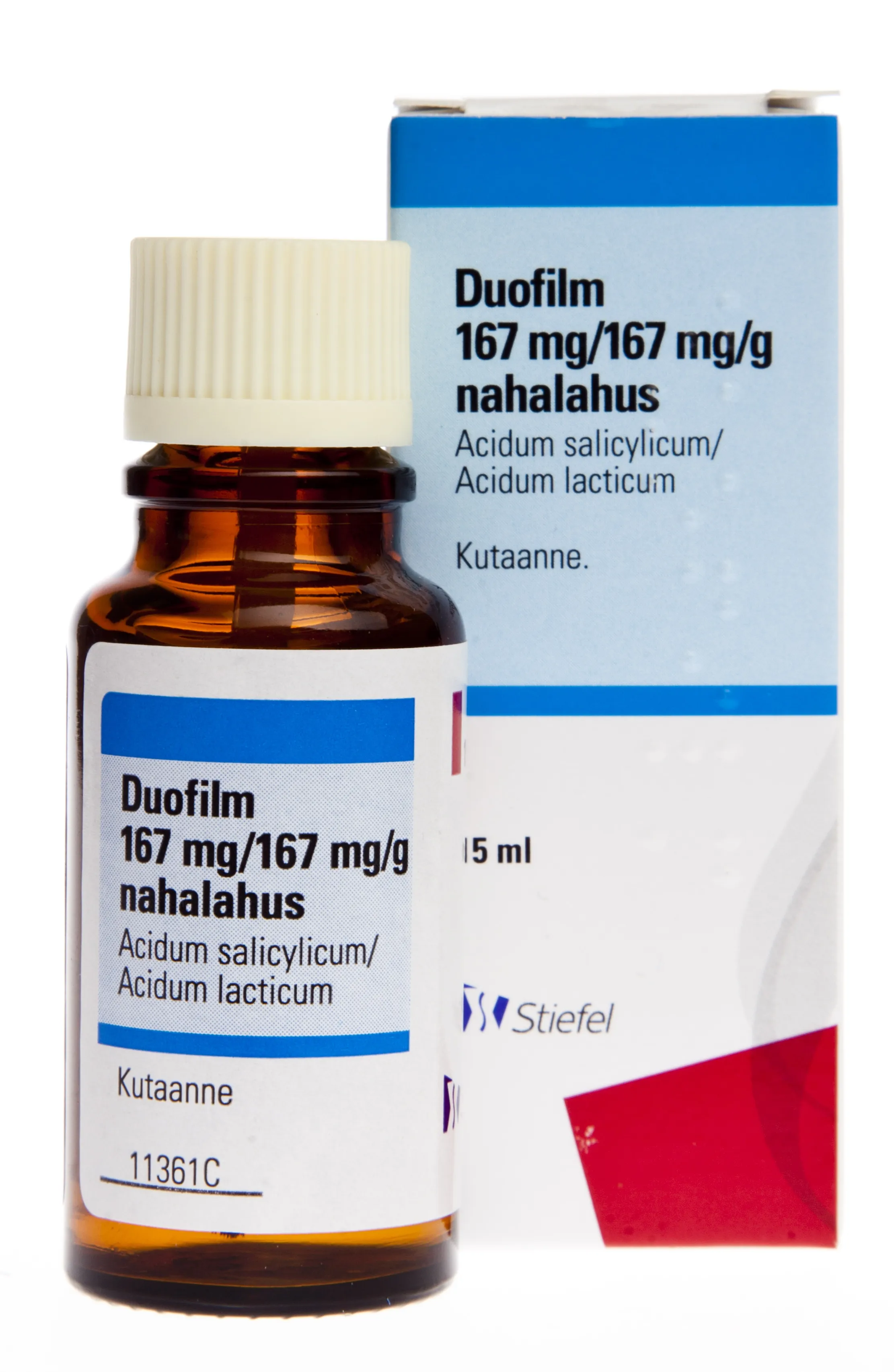 DUOFILM NAHALAHUS 167MG+150MG/G 15ML N1 - Tootepilt 