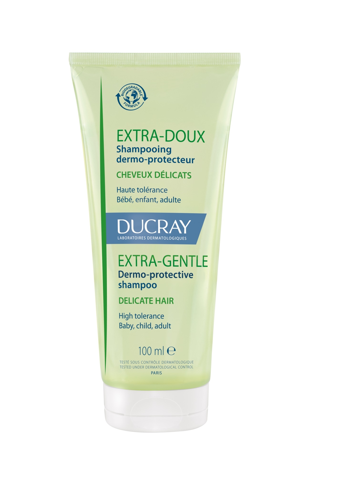 DUCRAY EXTRA-GENTLE SHAMPOON ERITI ÕRN 100ML - Tootepilt 