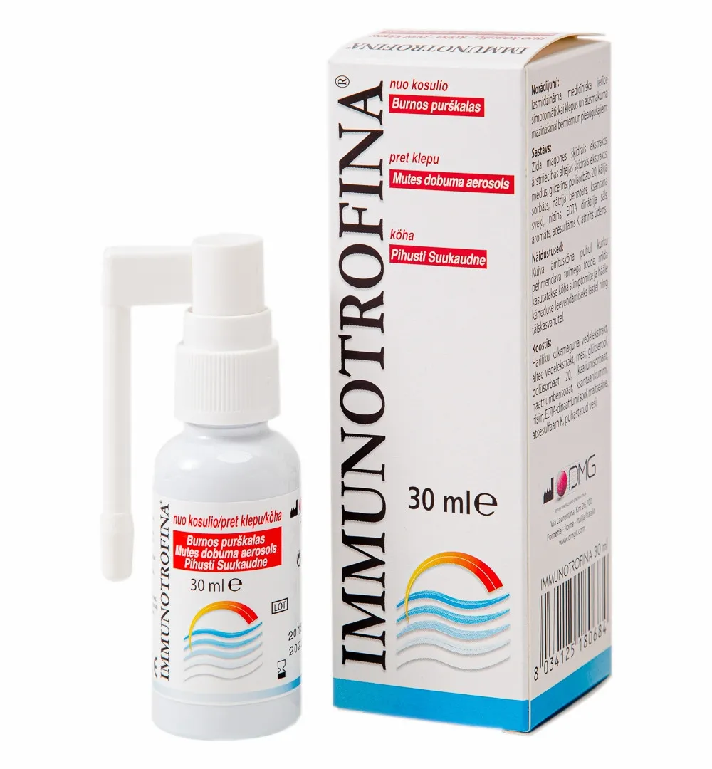 IMMUNOTROFINA KÖHA KURGUPIHUSTI 30ML - Tootepilt 