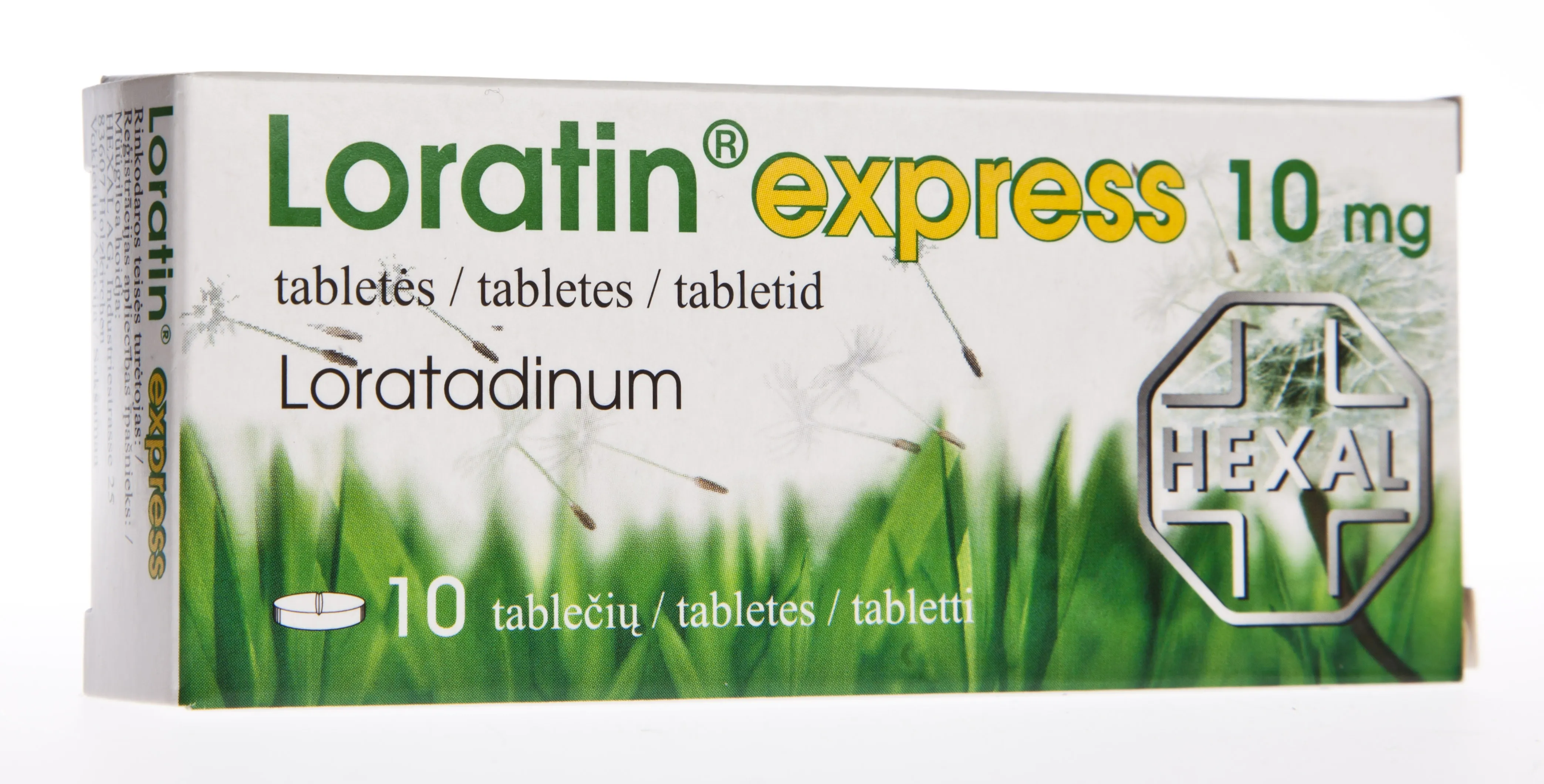 LORATIN EXPRESS TBL 10MG N10 - Tootepilt 