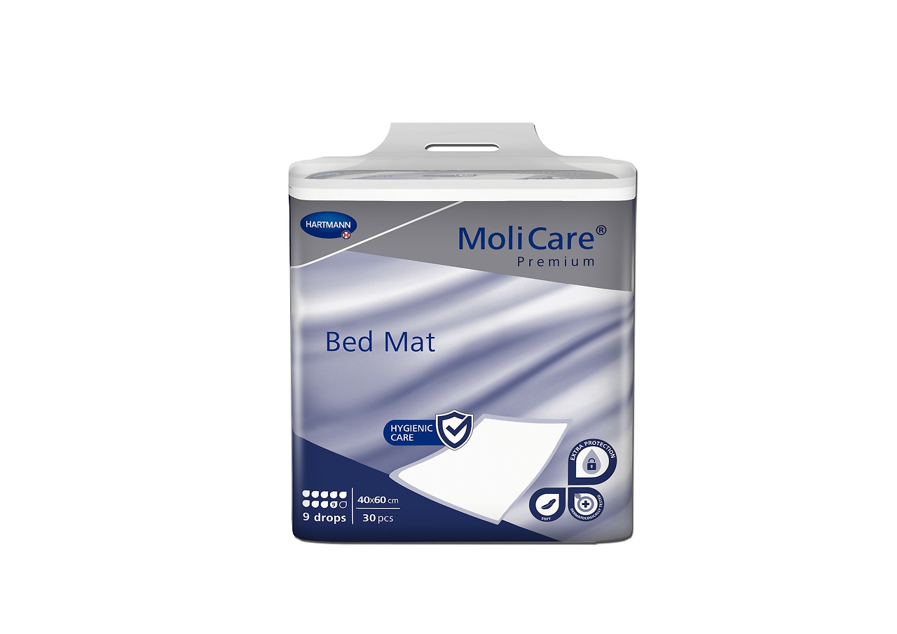 MOLICARE BED MAT 9 TILKA 40X60CM N30 - Tootepilt 