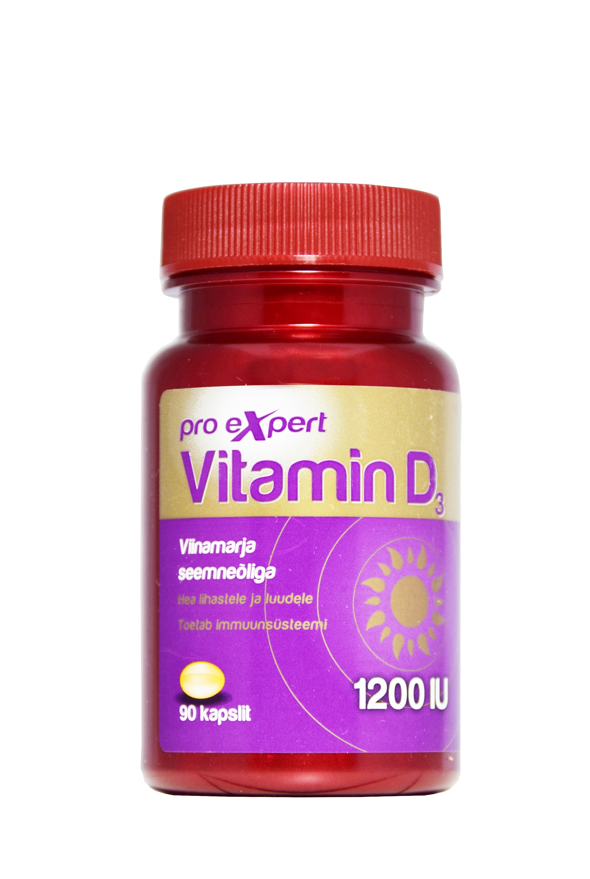 VITAMIN D3 PRO EXPERT 1200IU KAPSLID N90 - Tootepilt 