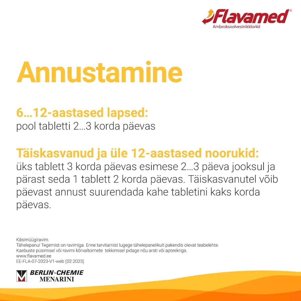 FLAVAMED 30MG TBL 30MG N20 - Tootepilt 4