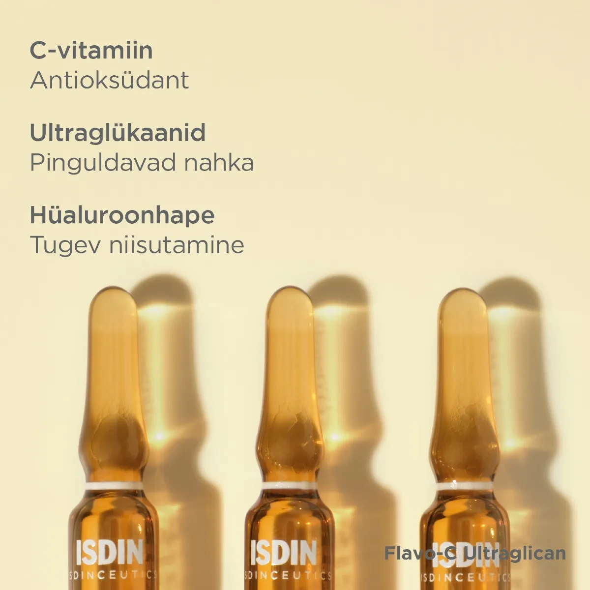 ISDIN FLAVO-C AMPULLID ULTRAGLICAN 2ML N10 - Tootepilt 5