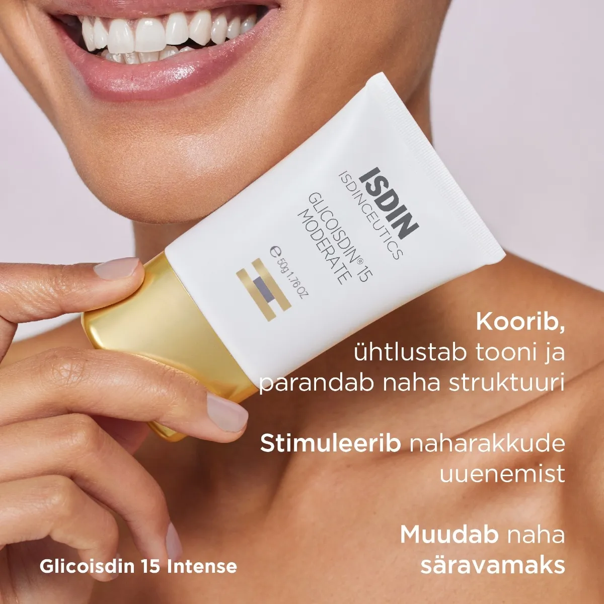 ISDIN GLICOISDIN 15 KOORIV GEEL GLÜKOOLHAPPEGA 50G - Tootepilt 4