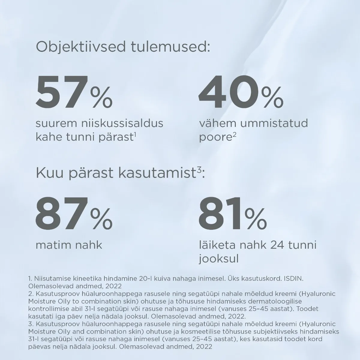 ISDIN NÄOKREEM HÜALUROONHAPPEGA RASUSELE NAHALE 50G - Tootepilt 3