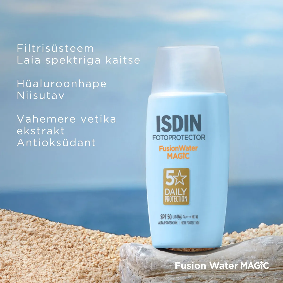 ISDIN SUN PÄIKESEKAITSEEMULSIOON MAGIC NÄOLE SPF50 50ML - Tootepilt 3