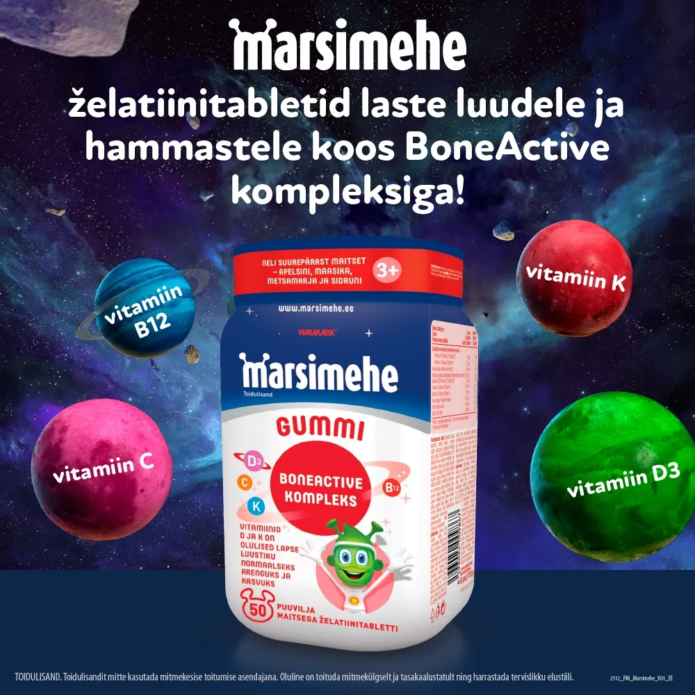 MARSIMEHE GUMMI BONEACTIVE KOMPLEKS N50 - Tootepilt 2