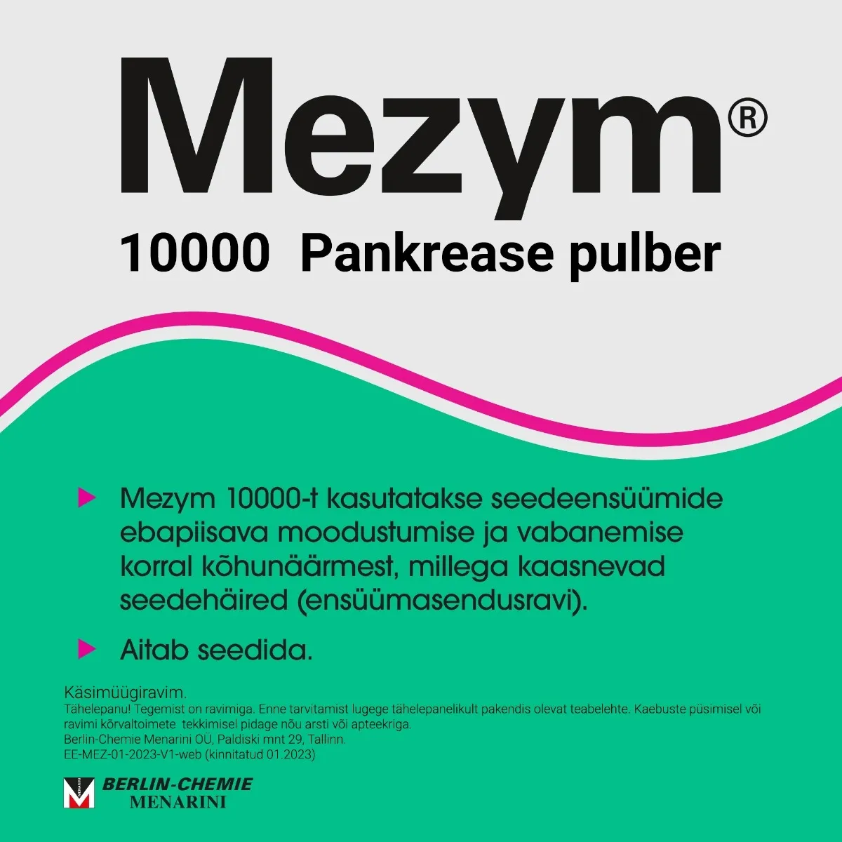 MEZYM 10 000 TBL 10000+7500+375TÜ N10 GASTRORESISTENTNE - Tootepilt 5