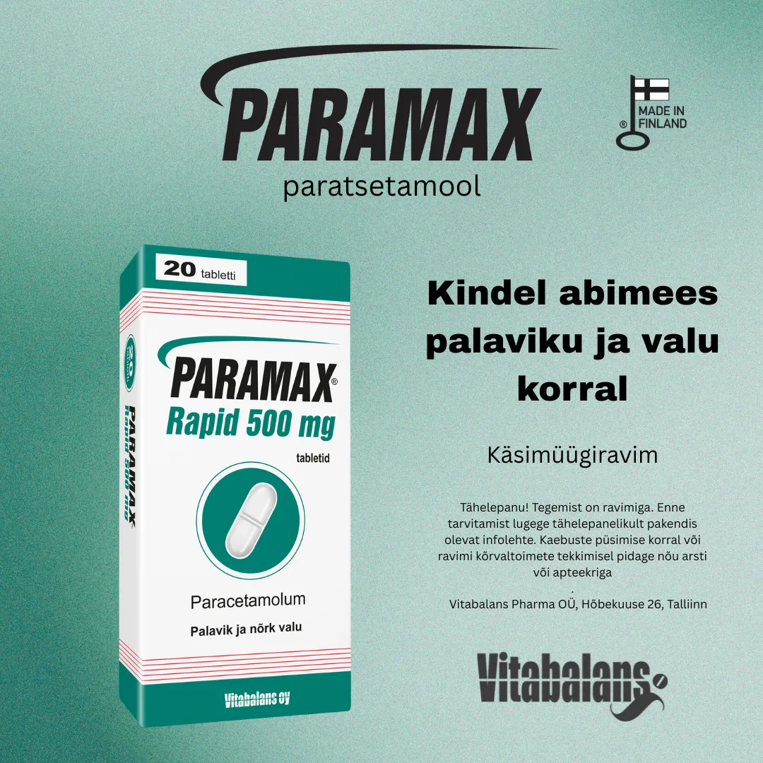 PARAMAX RAPID TBL 500MG N20 - Tootepilt 2