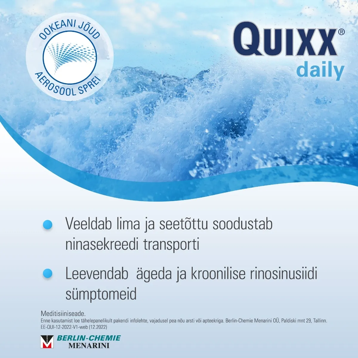 QUIXX DAILY NASAL SPRAY 100ML - Tootepilt 3