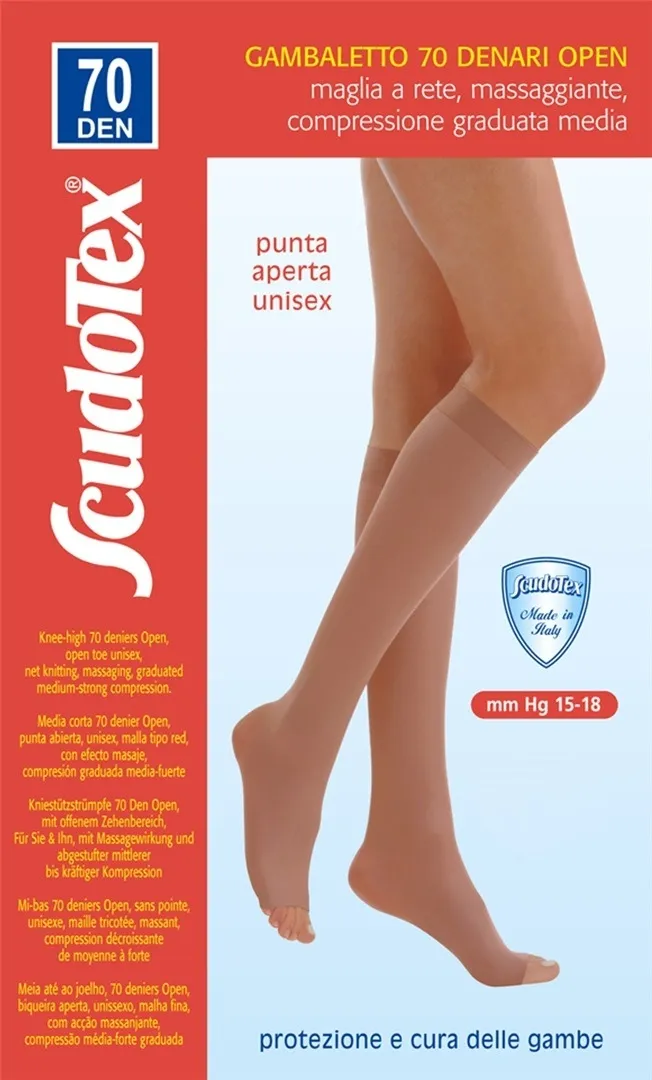 SCUDOTEX PÕLVIKUD AVATUD VARBAOSA 70DEN T4 NATURE - Tootepilt 1