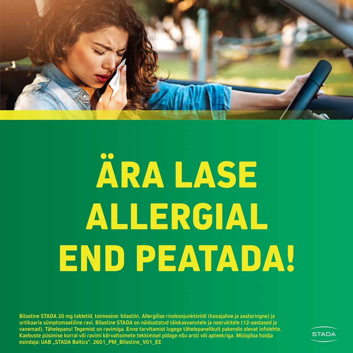 BILASTINE STADA TBL 20MG N10 - Tootepilt 2