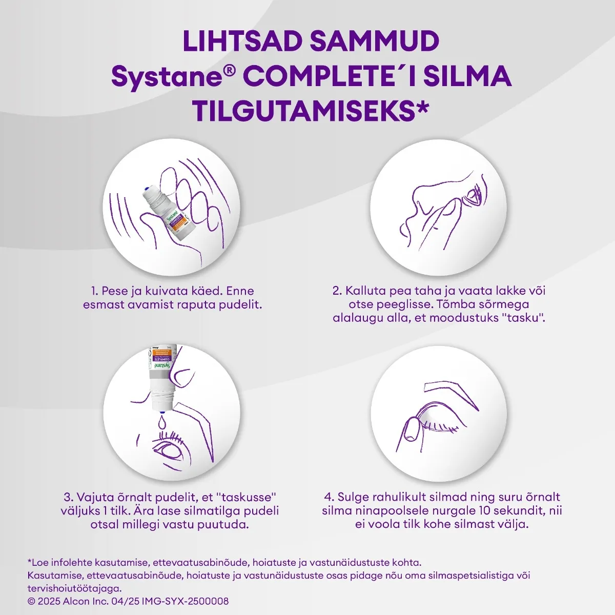 SYSTANE COMPLETE NIISUTAVAD SILMATILGAD SÄILITUSAINETA 10ML - Tootepilt 7