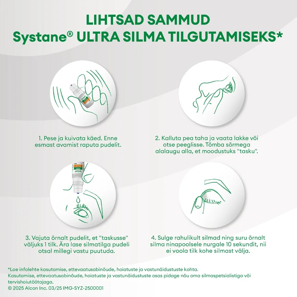 SYSTANE ULTRA SÄILITUSAINETA NIISUTAVAD SILMATILGAD 10ML - Tootepilt 6