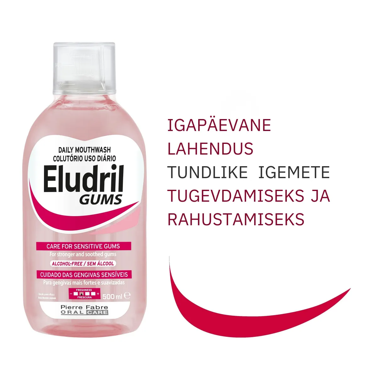 ELUDRIL SUUVESI GUMS TUNDLIKELE IGEMETELE 500ML - Tootepilt 1