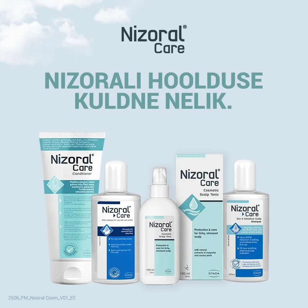NIZORAL CARE SHAMPOON RASUSELE PEANAHALE 200ML - Tootepilt 6