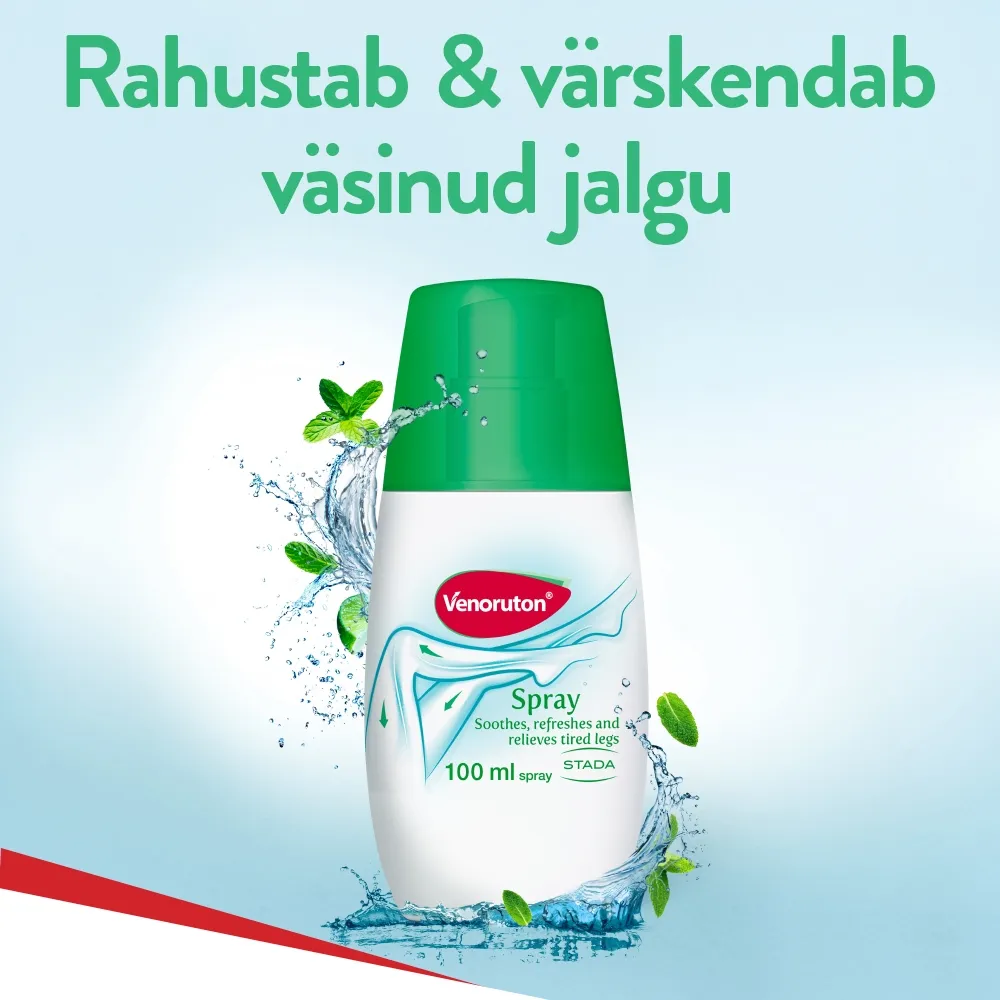 VENORUTON SPREI VÄSINUD JALGADELE 100ML - Tootepilt 2