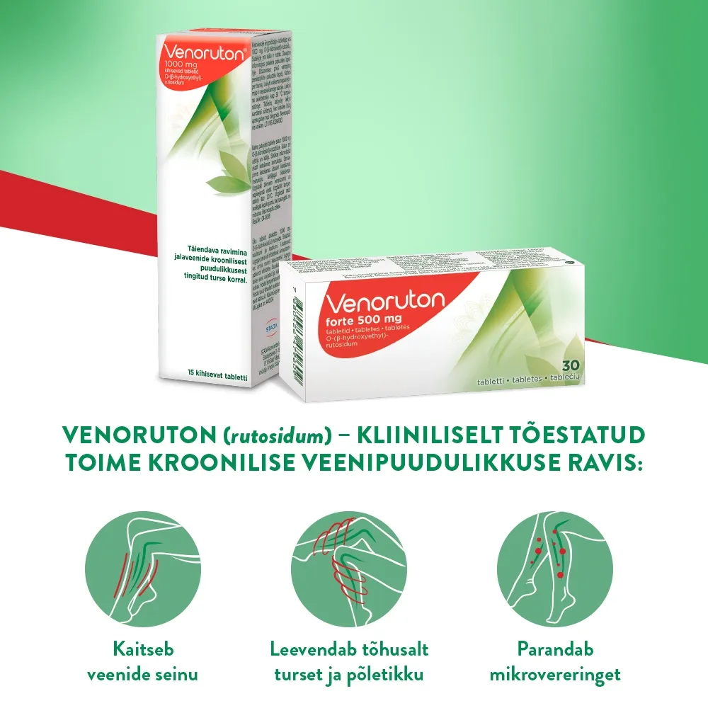 VENORUTON FORTE TBL 500MG N30 - Tootepilt 2