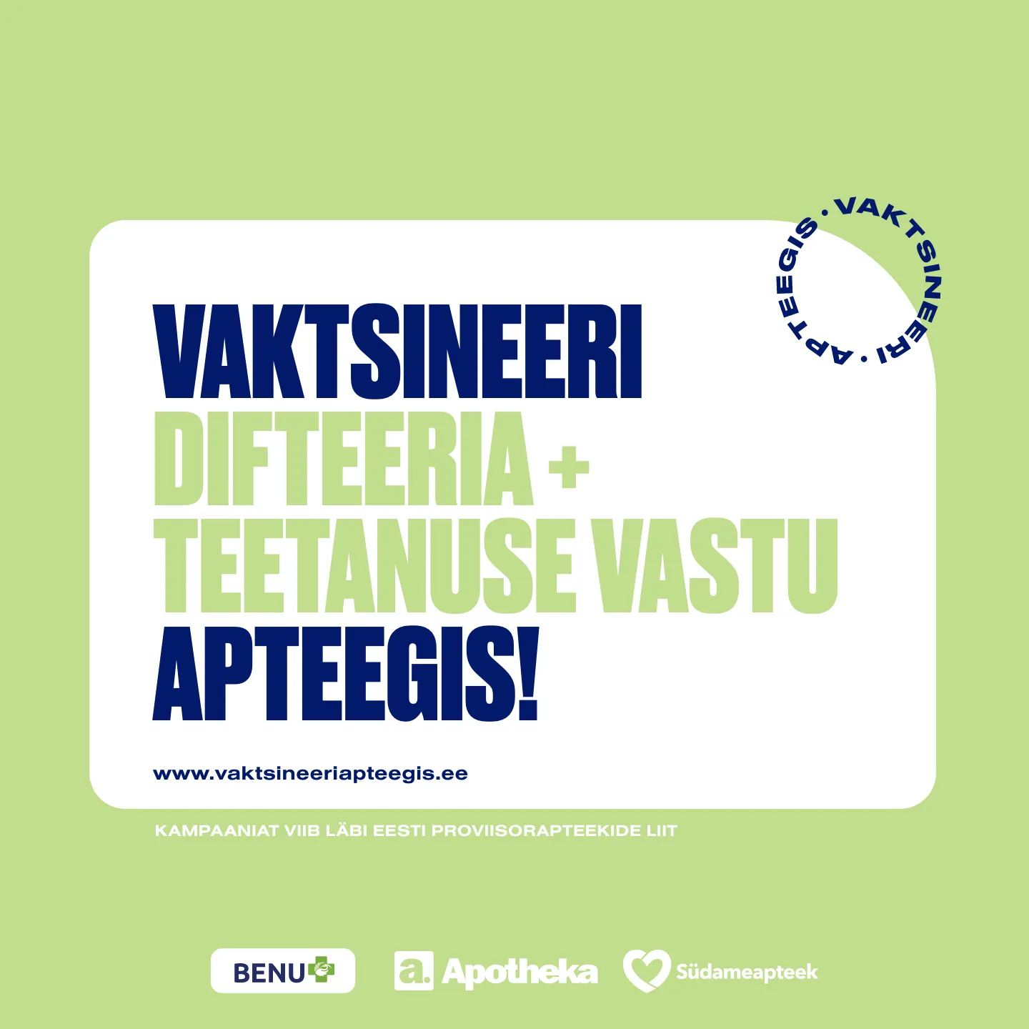 Difteeria + teetanuse re-vaktsineerimine täiskasvanutele