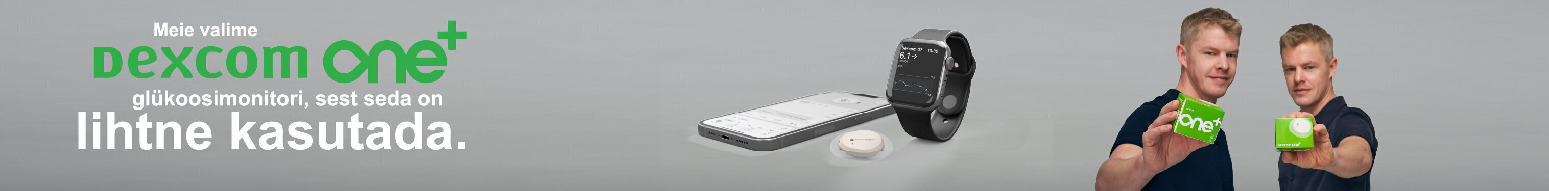 Dexcom ONE+ glükoosimonitooring