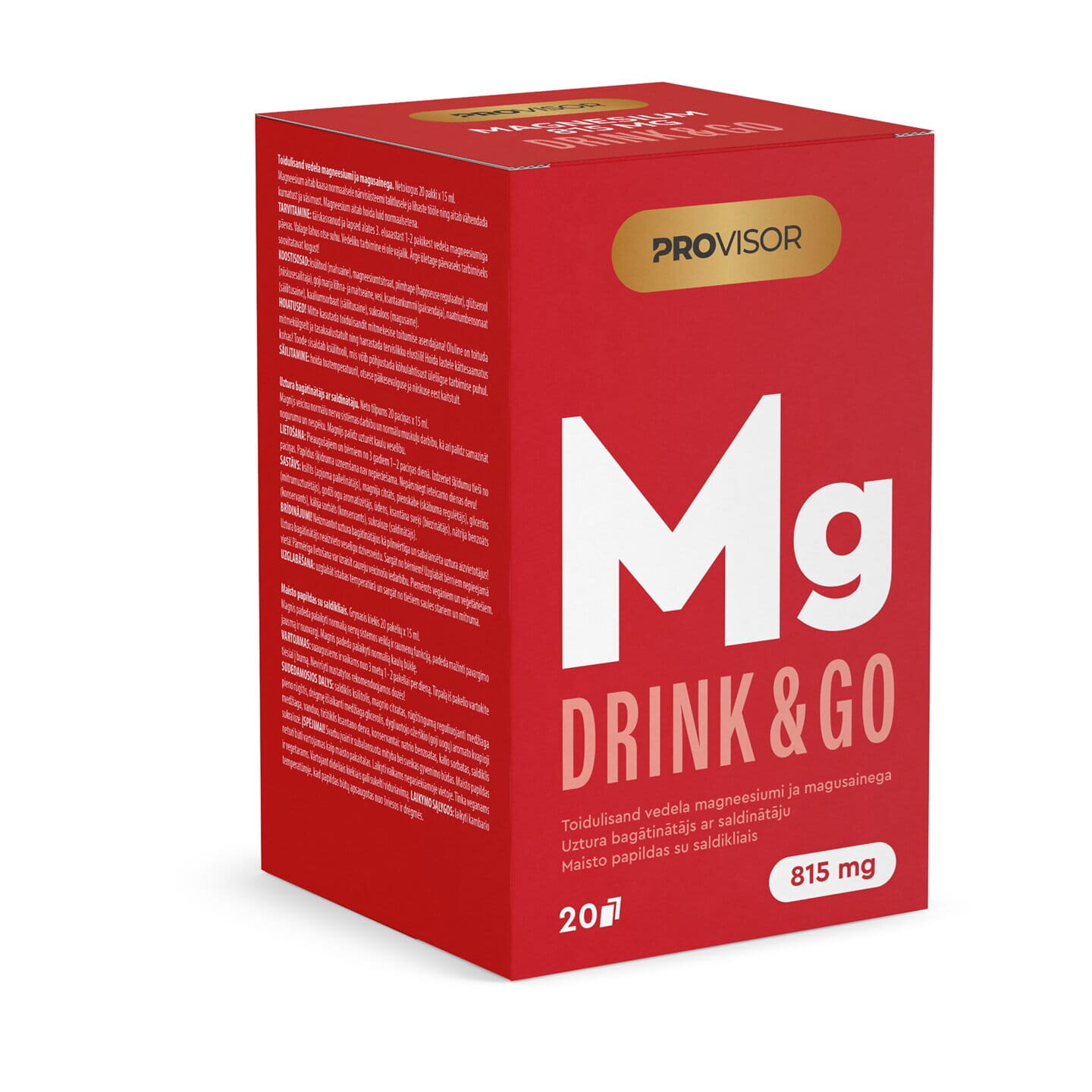 Provisor Magnesium Drink and Go 125mg N20